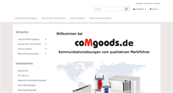 Desktop Screenshot of comgoods.de